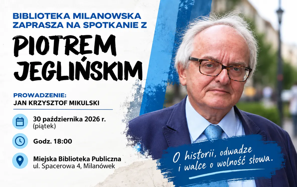 Działacz opozycji z czasów PRL odwiedzi bibliotekę w Milanówku – ilustracja