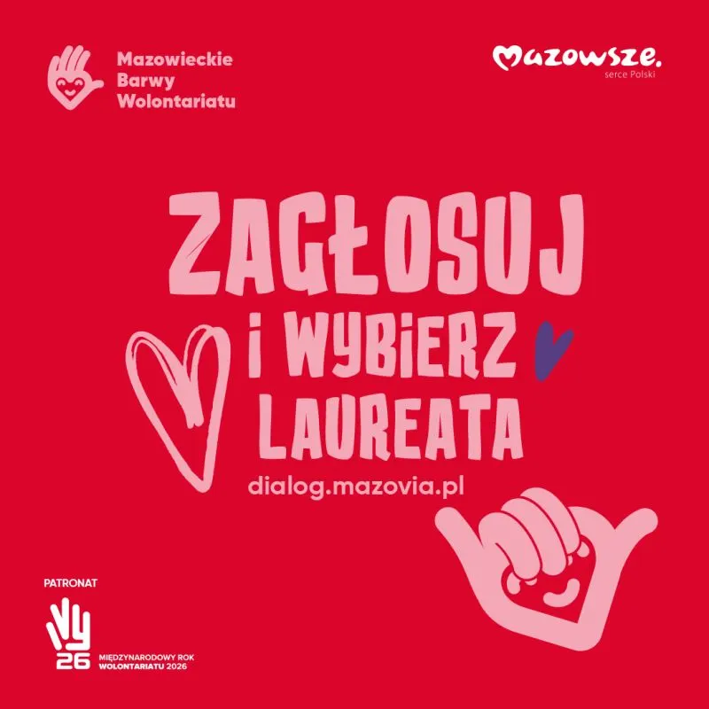 Mieszkańcy wybierają najlepszego wolontariusza na Mazowszu – ilustracja